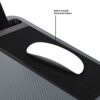 LapGear Home Office Lap Desk with Device Ledge, Mouse Pad, and Phone Holder – Silver Carbon – Fits Up to 15.6 Inch Laptops - Image 7