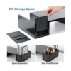LORYERGO Dual Monitor Stand Riser – 3 Shelf Screen Laptop Stand with Storage Accessories Slots - Image 2