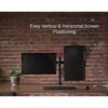 VIVO Dual LCD LED 13 to 27 inch Monitor Desk Mount Stand - Image 7