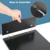 LORYERGO Dual Monitor Stand Riser – 3 Shelf Screen Laptop Stand with Storage Accessories Slots - Image 4